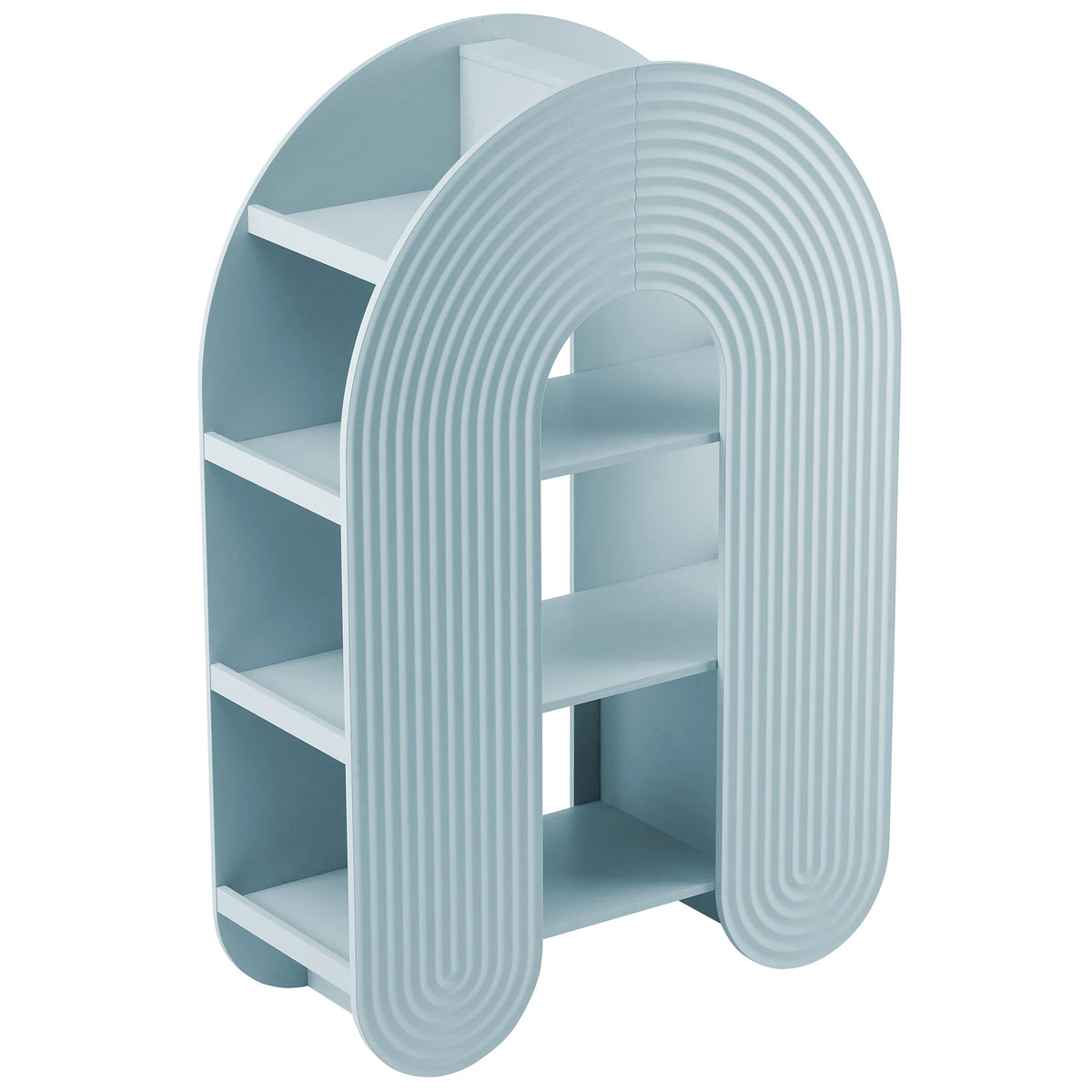 Daydream 58" Arched Bookshelf - Light Blue