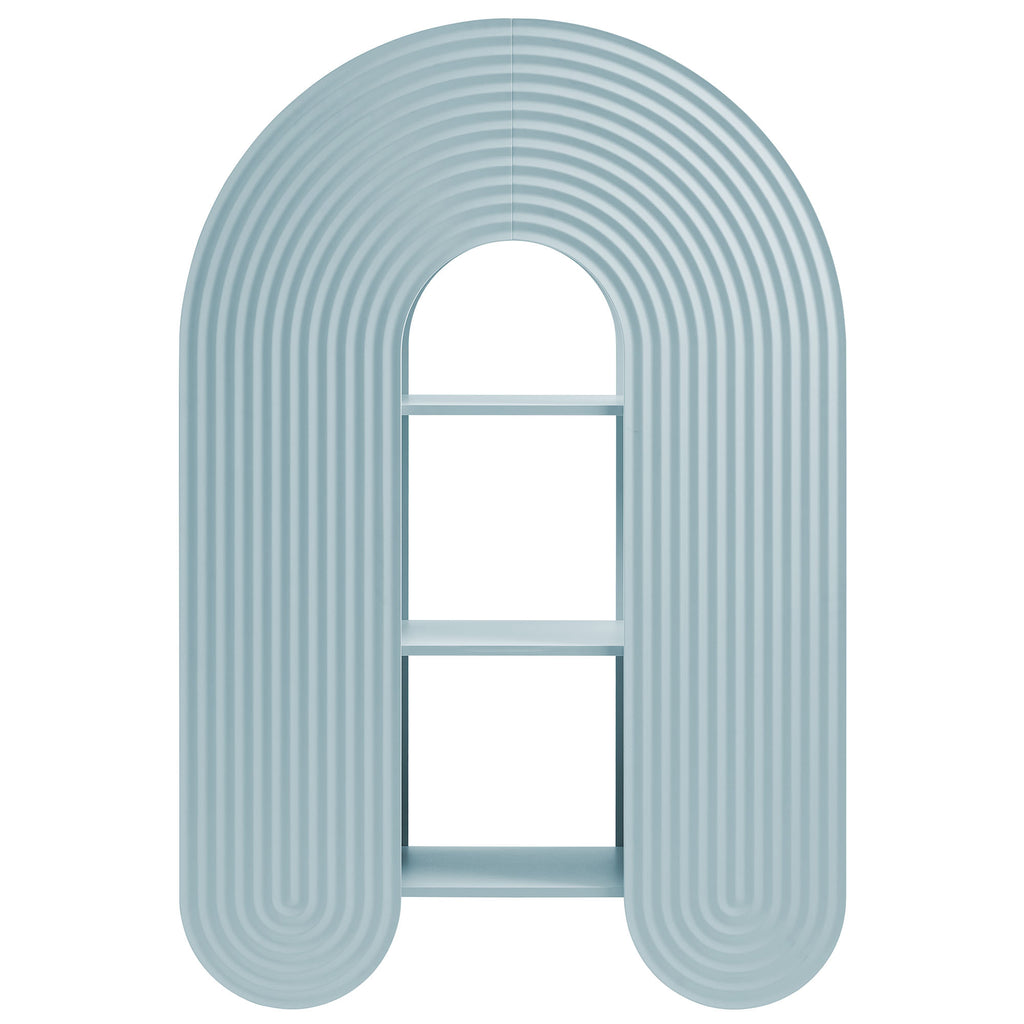 Daydream 58" Arched Bookshelf - Light Blue