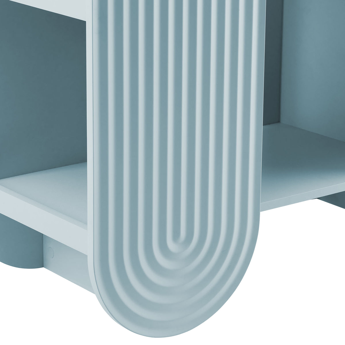 Daydream 58" Arched Bookshelf - Light Blue