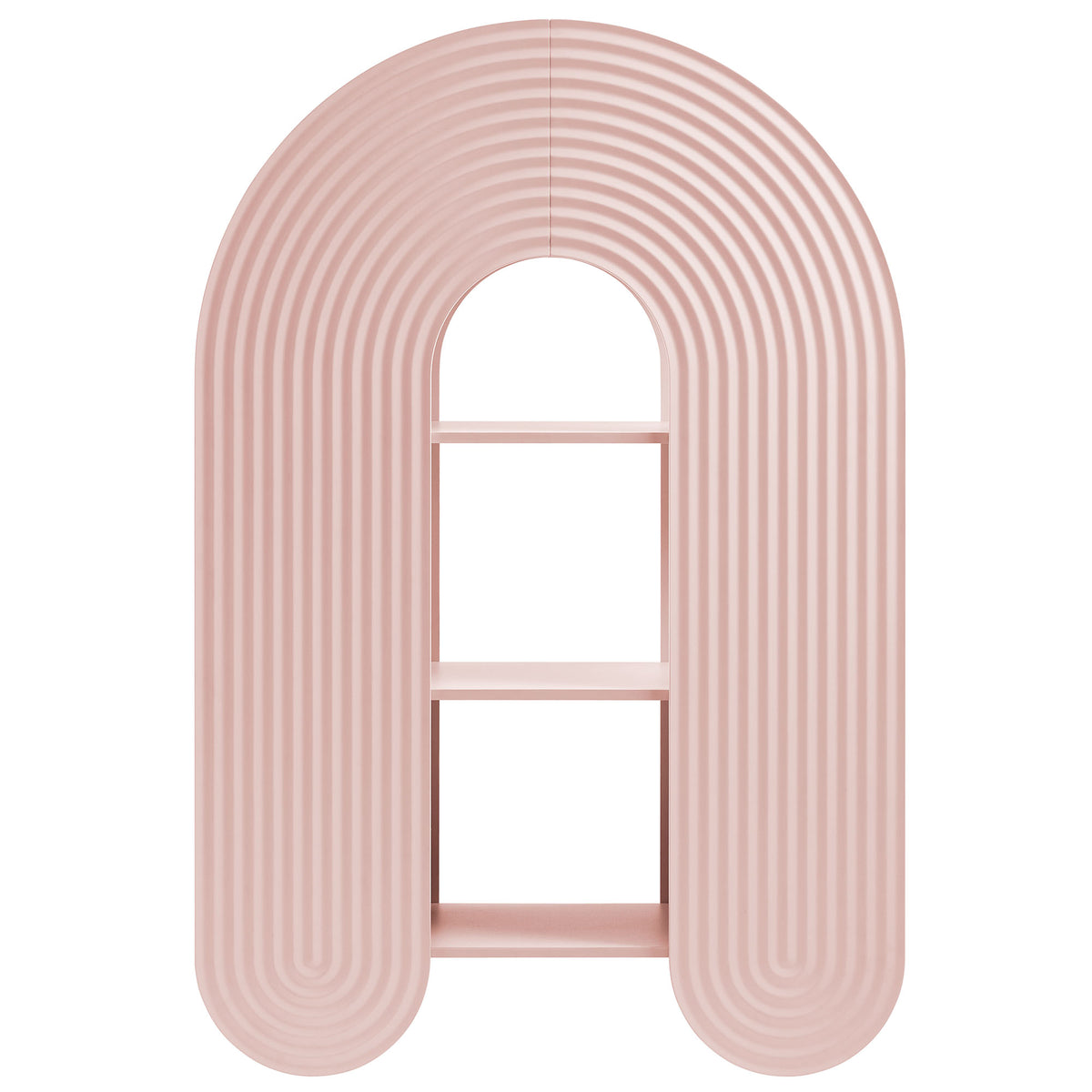 Daydream 58" Arched Bookshelf - Soft Pink