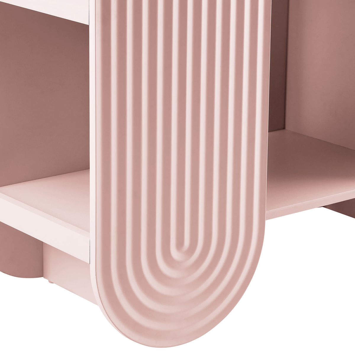 Daydream 58" Arched Bookshelf - Soft Pink