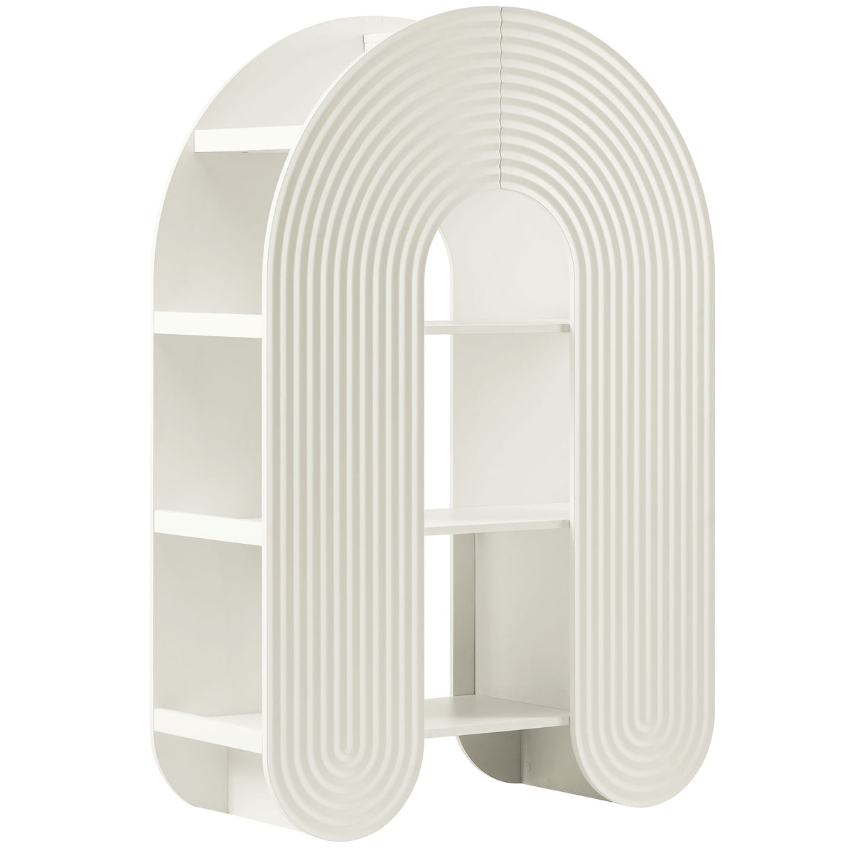 Daydream 58" Arched Bookshelf - White