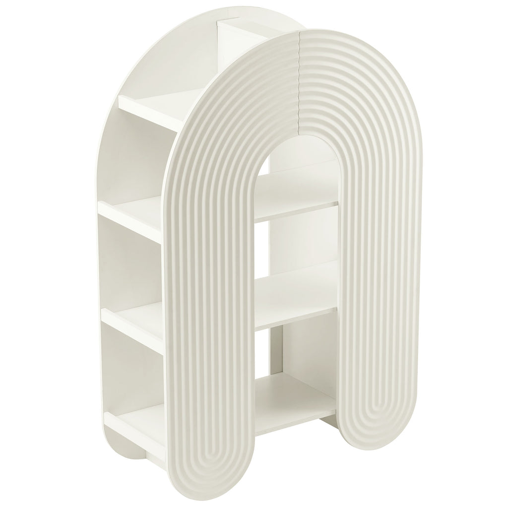 Daydream 58" Arched Bookshelf - White