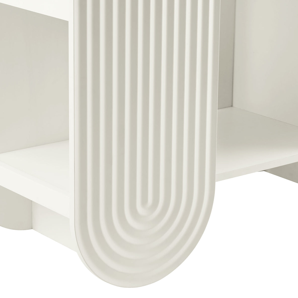 Daydream 58" Arched Bookshelf - White