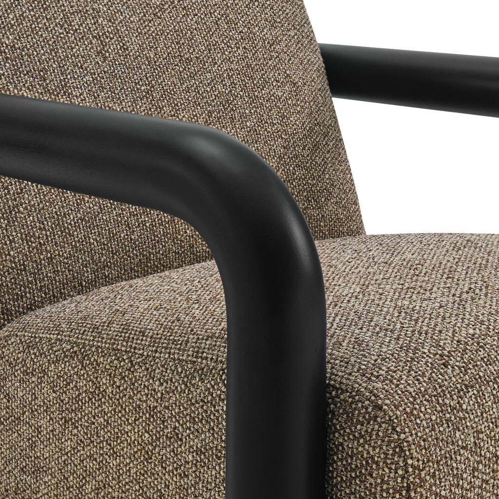 Sereno Boucle Accent Chair - Earth Black