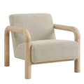 Sereno Boucle Accent Chair - Marble Oak
