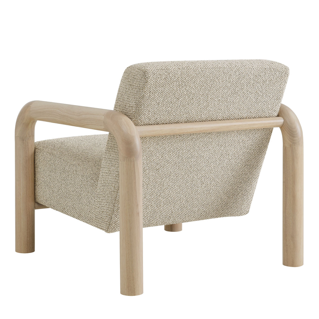 Sereno Boucle Accent Chair - Marble Oak