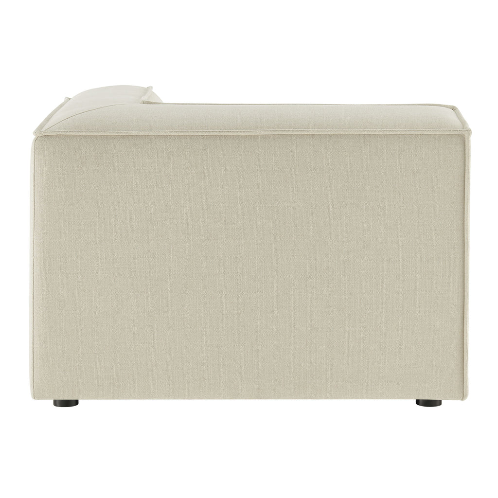 Restore Performance Fabric Upholstered Modular Corner Chair - Ecru