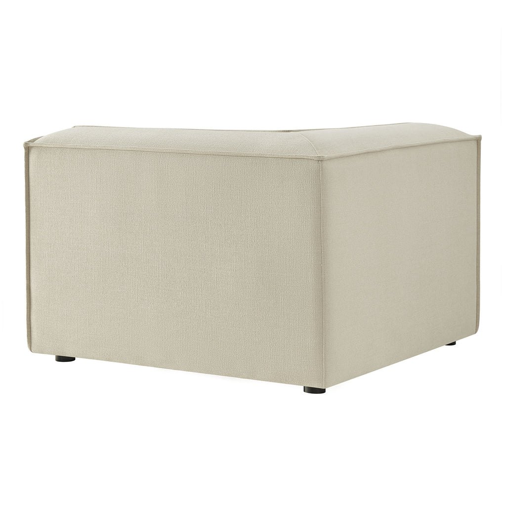 Restore Performance Fabric Upholstered Modular Corner Chair - Ecru