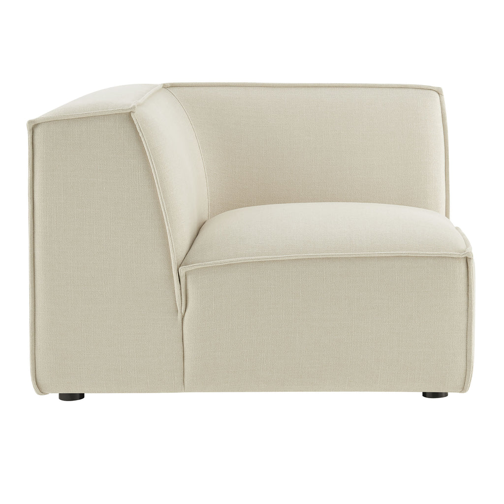 Restore Performance Fabric Upholstered Modular Corner Chair - Ecru