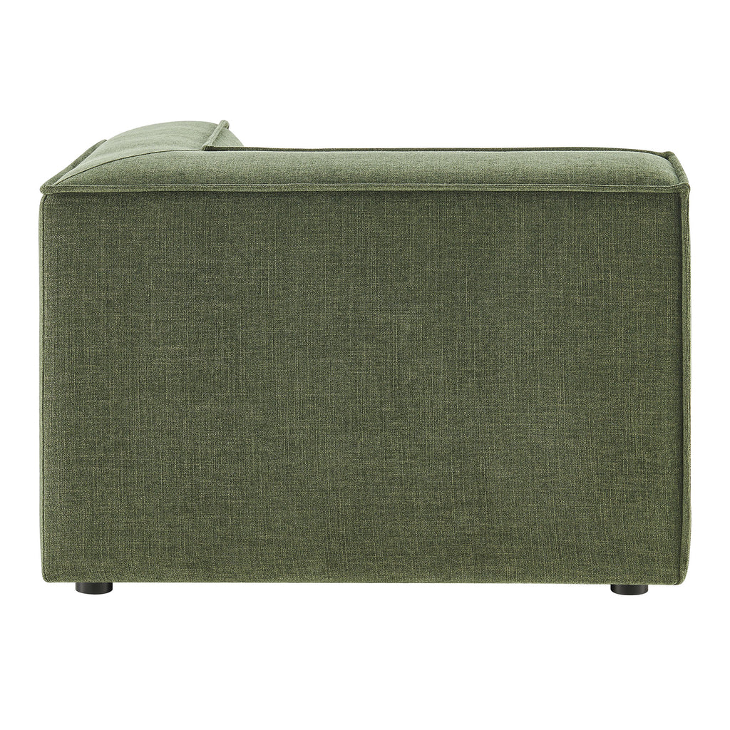 Restore Performance Fabric Upholstered Modular Corner Chair - Foliage