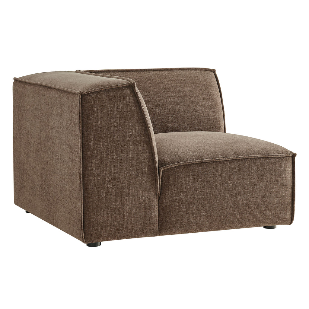 Restore Performance Fabric Upholstered Modular Corner Chair - Mocha