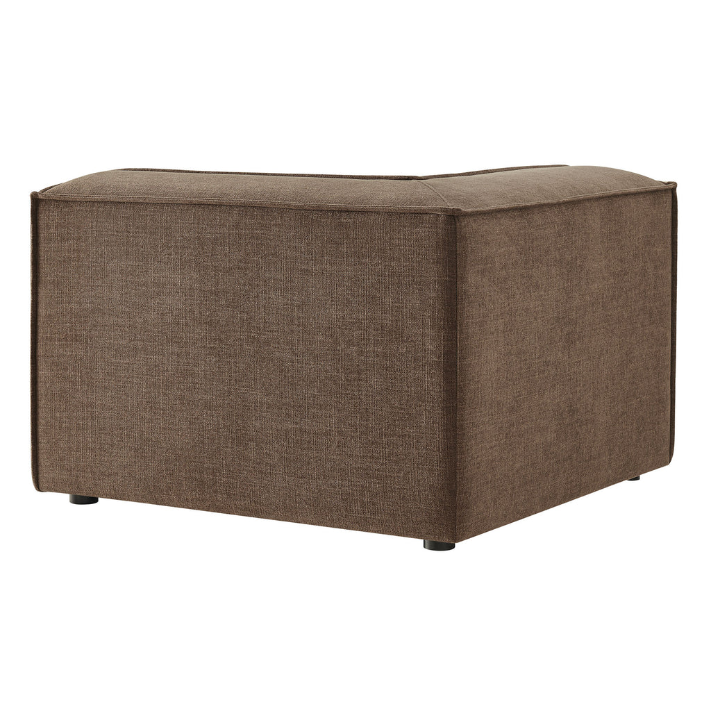 Restore Performance Fabric Upholstered Modular Corner Chair - Mocha