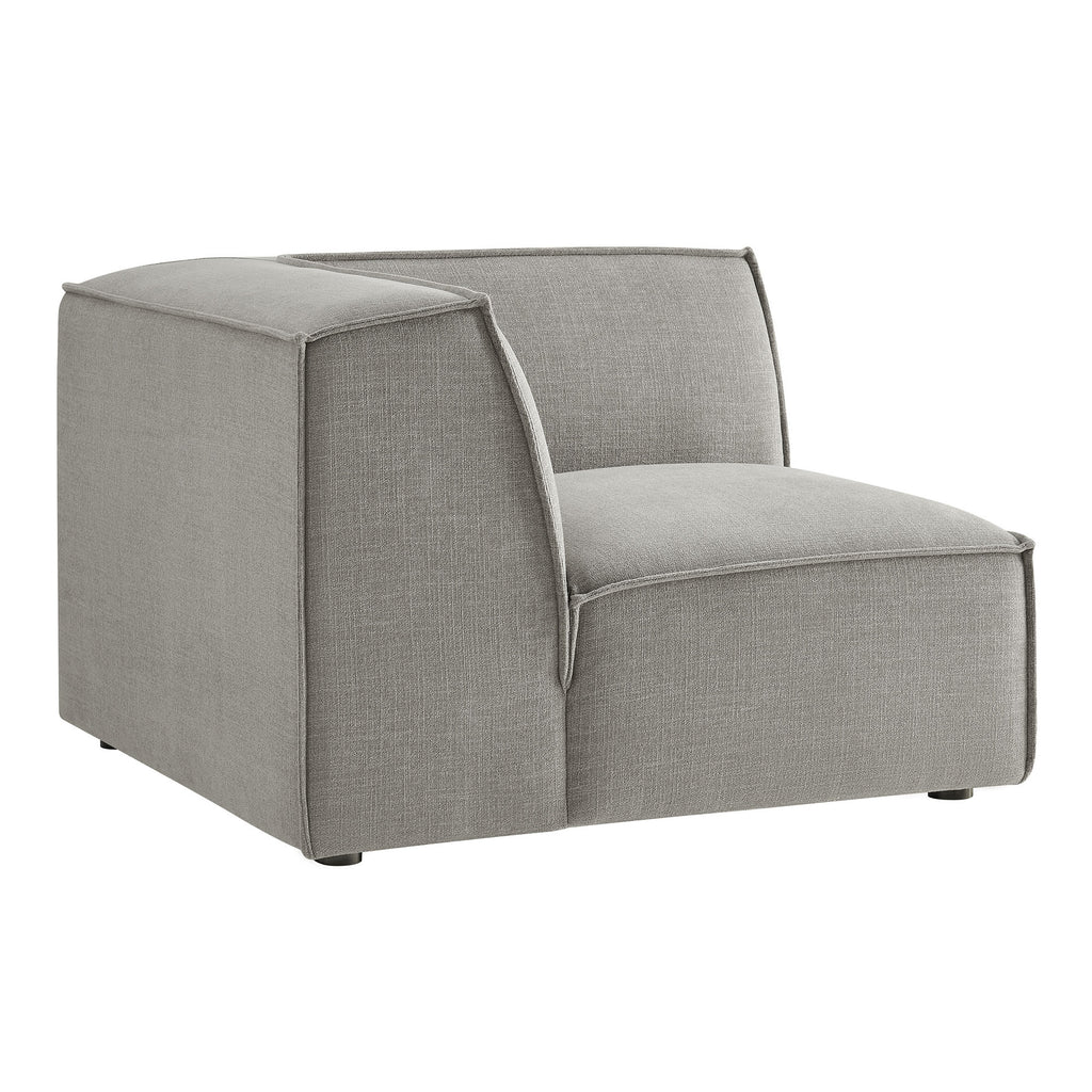 Restore Performance Fabric Upholstered Modular Corner Chair - Pewter