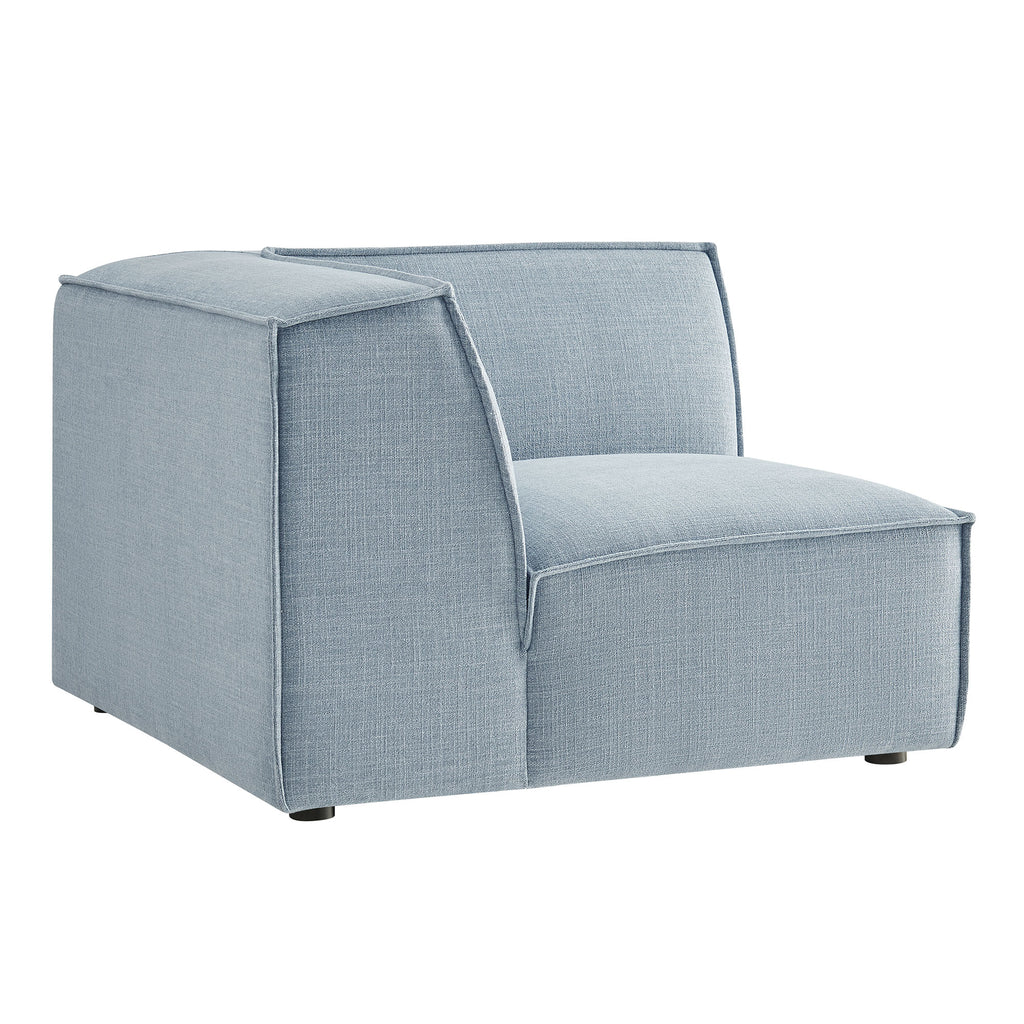 Restore Performance Fabric Upholstered Modular Corner Chair - Sky