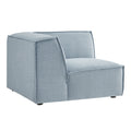 Restore Performance Fabric Upholstered Modular Corner Chair - Sky