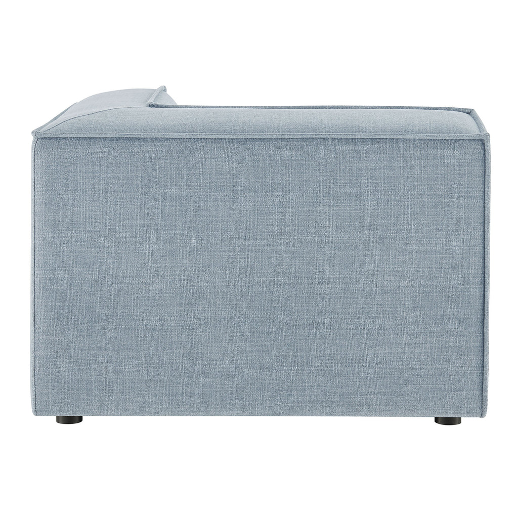 Restore Performance Fabric Upholstered Modular Corner Chair - Sky