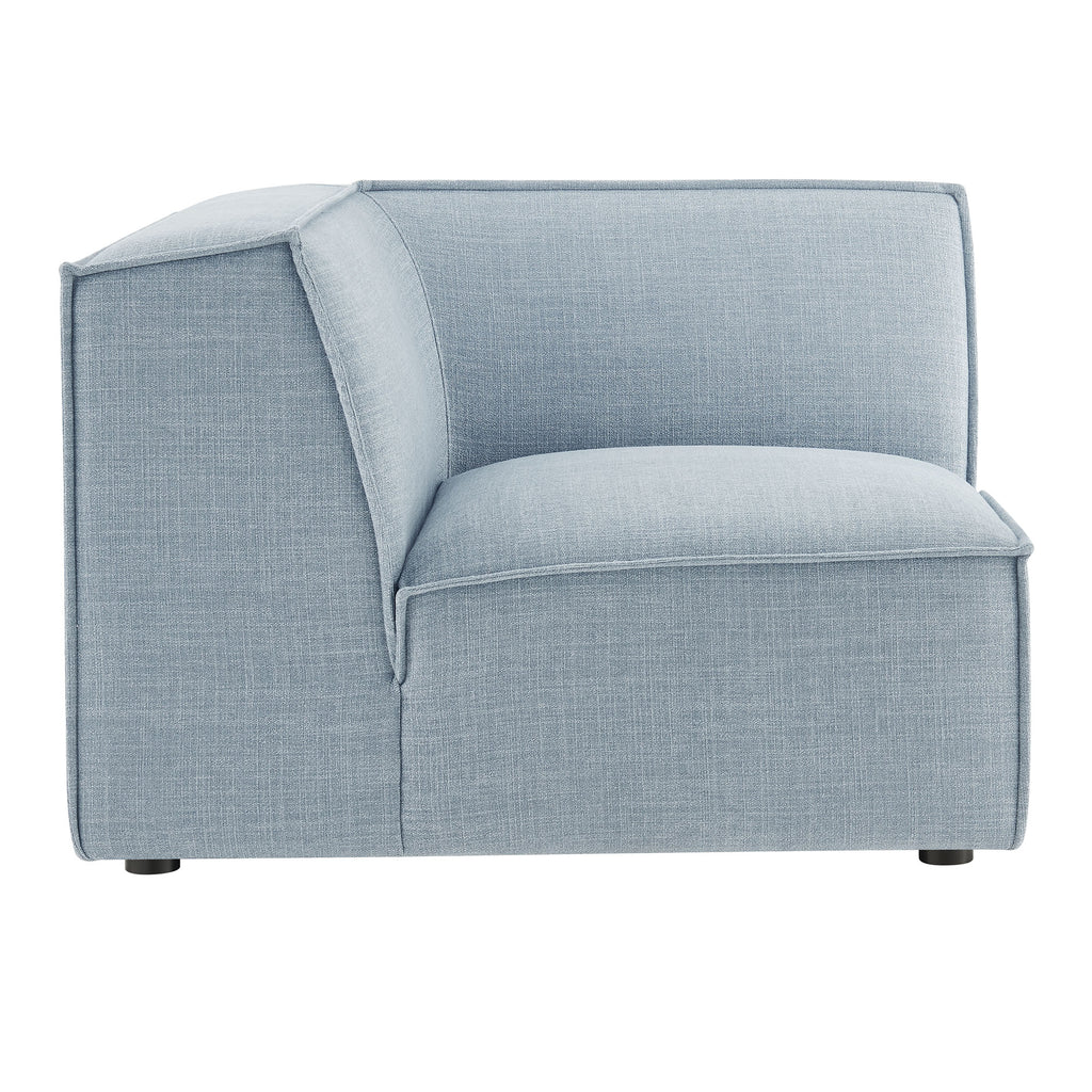Restore Performance Fabric Upholstered Modular Corner Chair - Sky