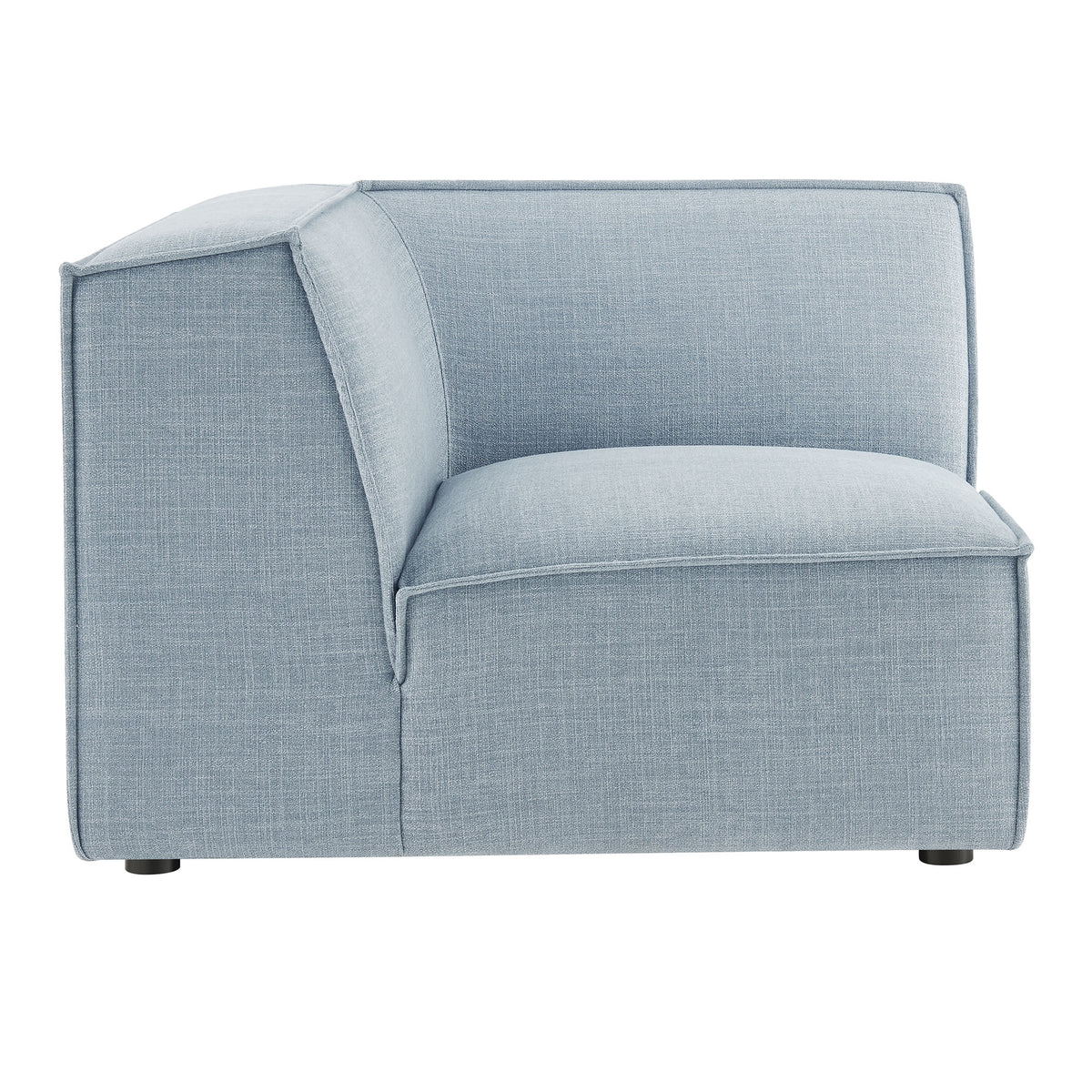 Restore Performance Fabric Upholstered Modular Corner Chair - Sky