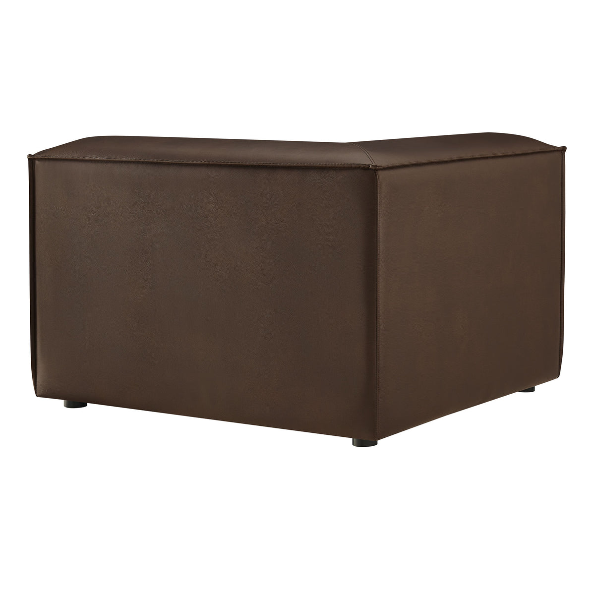 Restore Vegan Leather Modular Corner Chair - Espresso