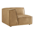 Restore Vegan Leather Modular Corner Chair - Toast