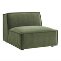 Restore Performance Fabric Upholstered Armless Modular Chair - Foliage