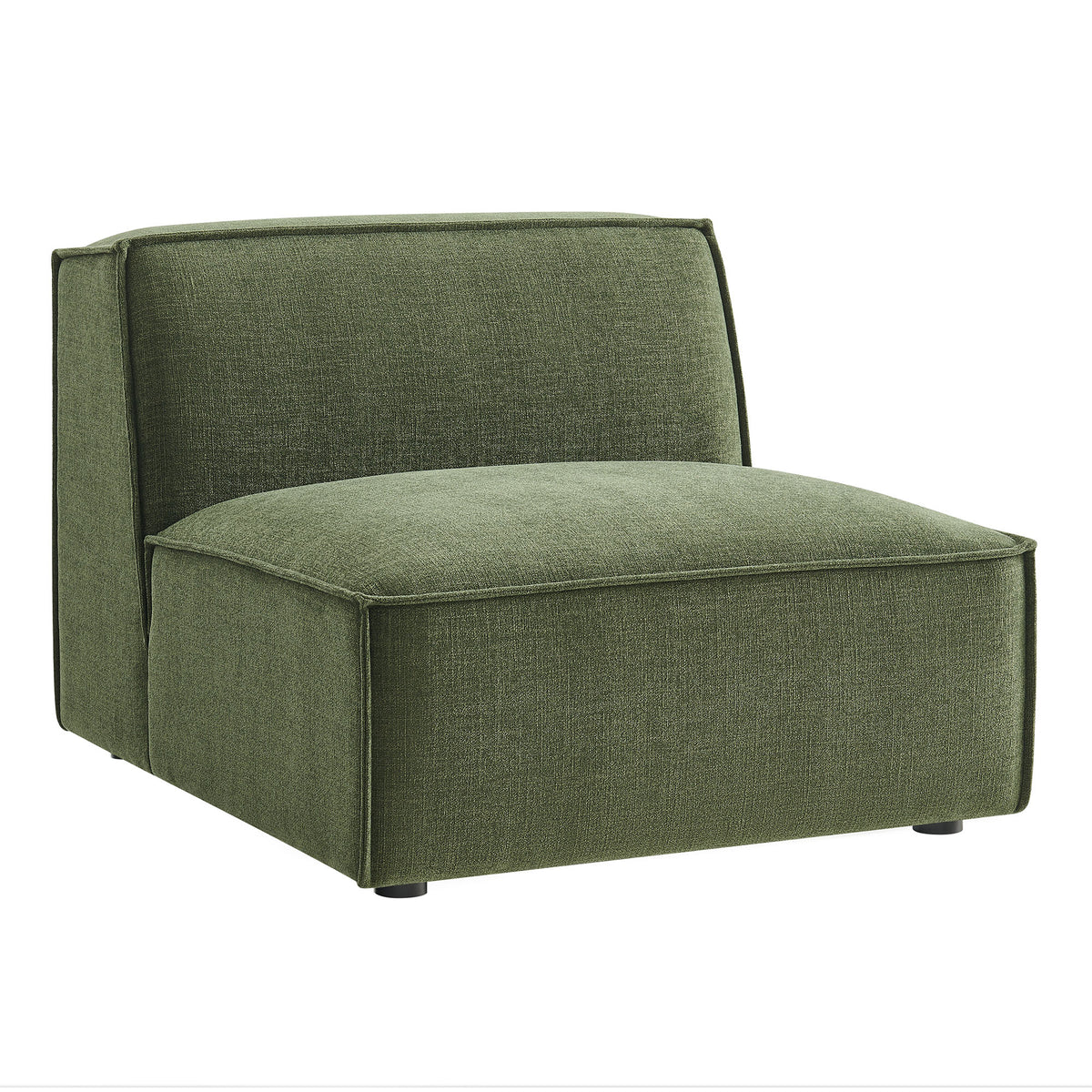 Restore Performance Fabric Upholstered Armless Modular Chair - Foliage