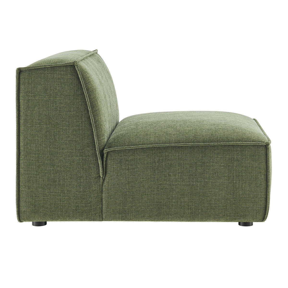 Restore Performance Fabric Upholstered Armless Modular Chair - Foliage