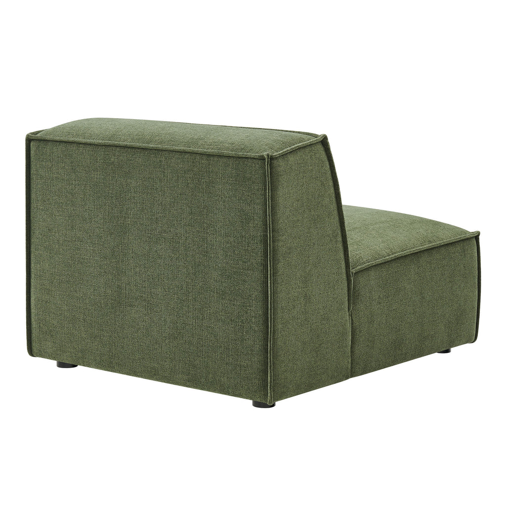 Restore Performance Fabric Upholstered Armless Modular Chair - Foliage