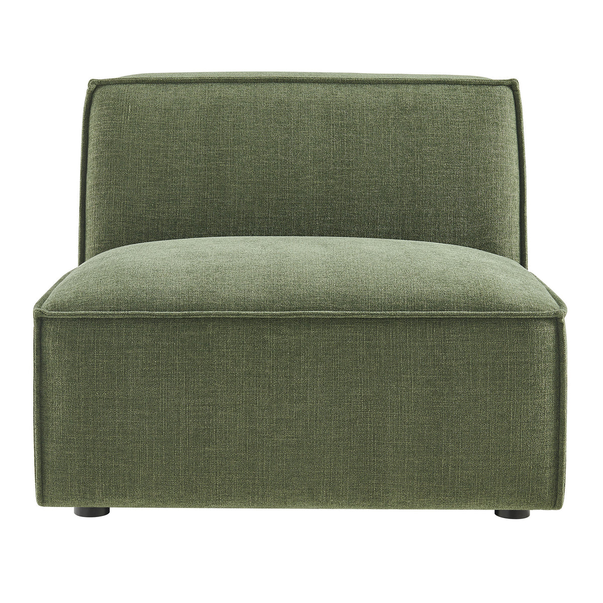 Restore Performance Fabric Upholstered Armless Modular Chair - Foliage