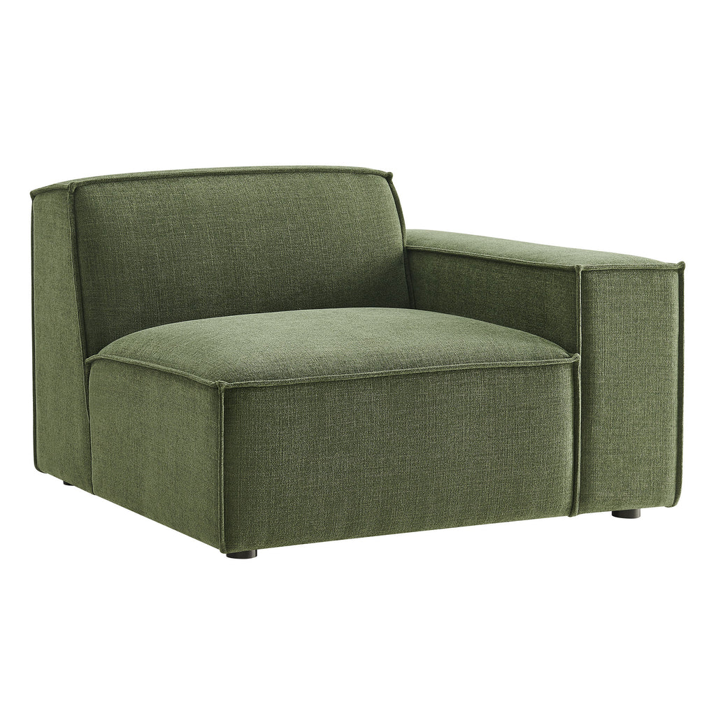 Restore Performance Fabric Upholstered Right-Facing Modular Lounge Chair - Foliage