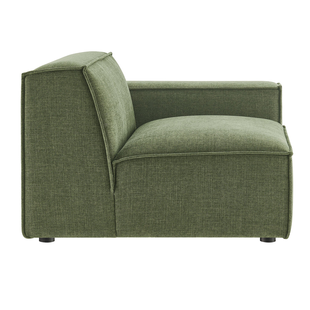 Restore Performance Fabric Upholstered Right-Facing Modular Lounge Chair - Foliage
