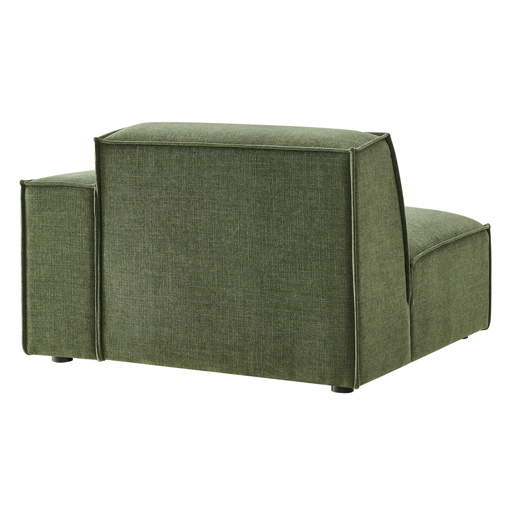 Restore Performance Fabric Upholstered Right-Facing Modular Lounge Chair - Foliage