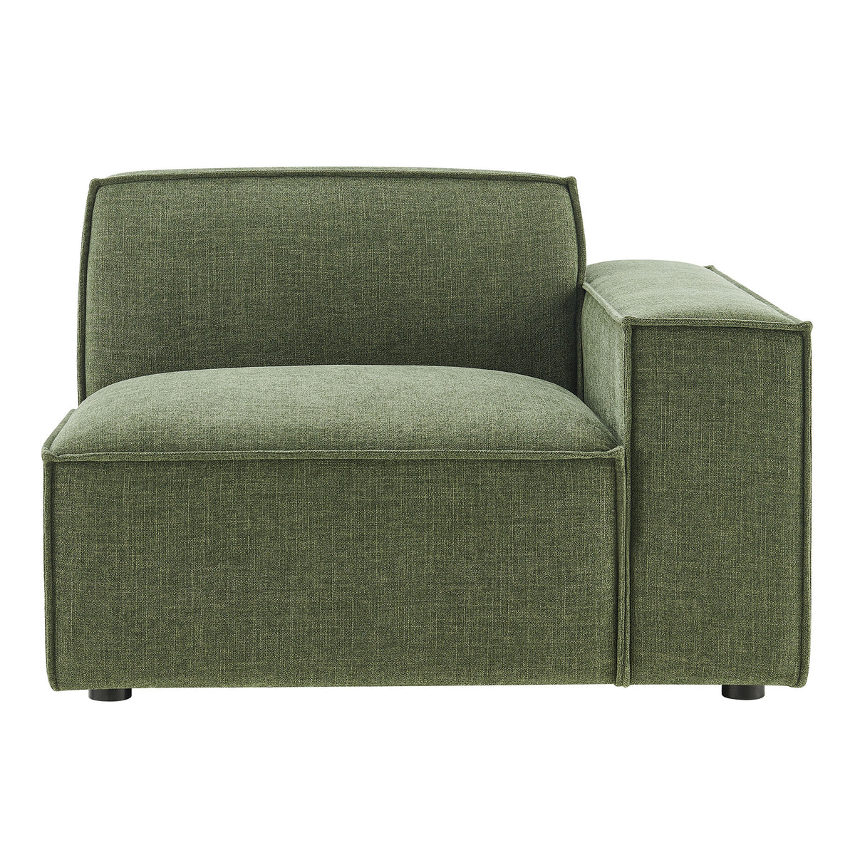 Restore Performance Fabric Upholstered Right-Facing Modular Lounge Chair - Foliage