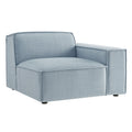 Restore Performance Fabric Upholstered Right-Facing Modular Lounge Chair - Sky