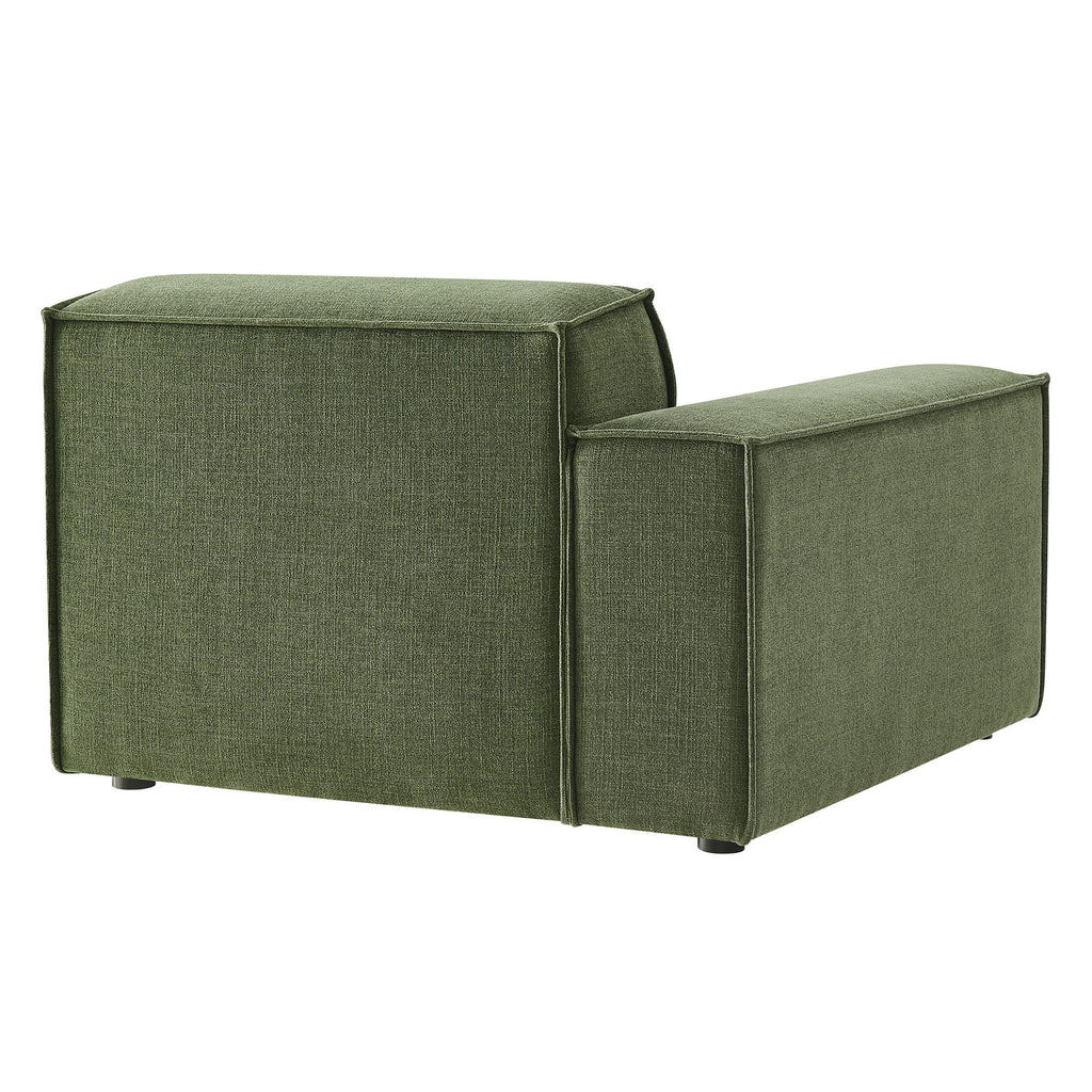 Restore Performance Fabric Upholstered Left-Facing Modular Lounge Chair - Foliage