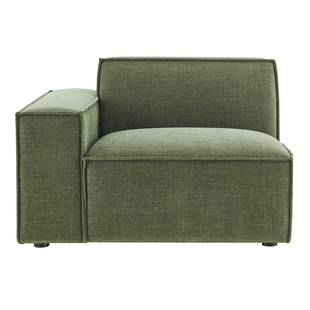 Restore Performance Fabric Upholstered Left-Facing Modular Lounge Chair - Foliage