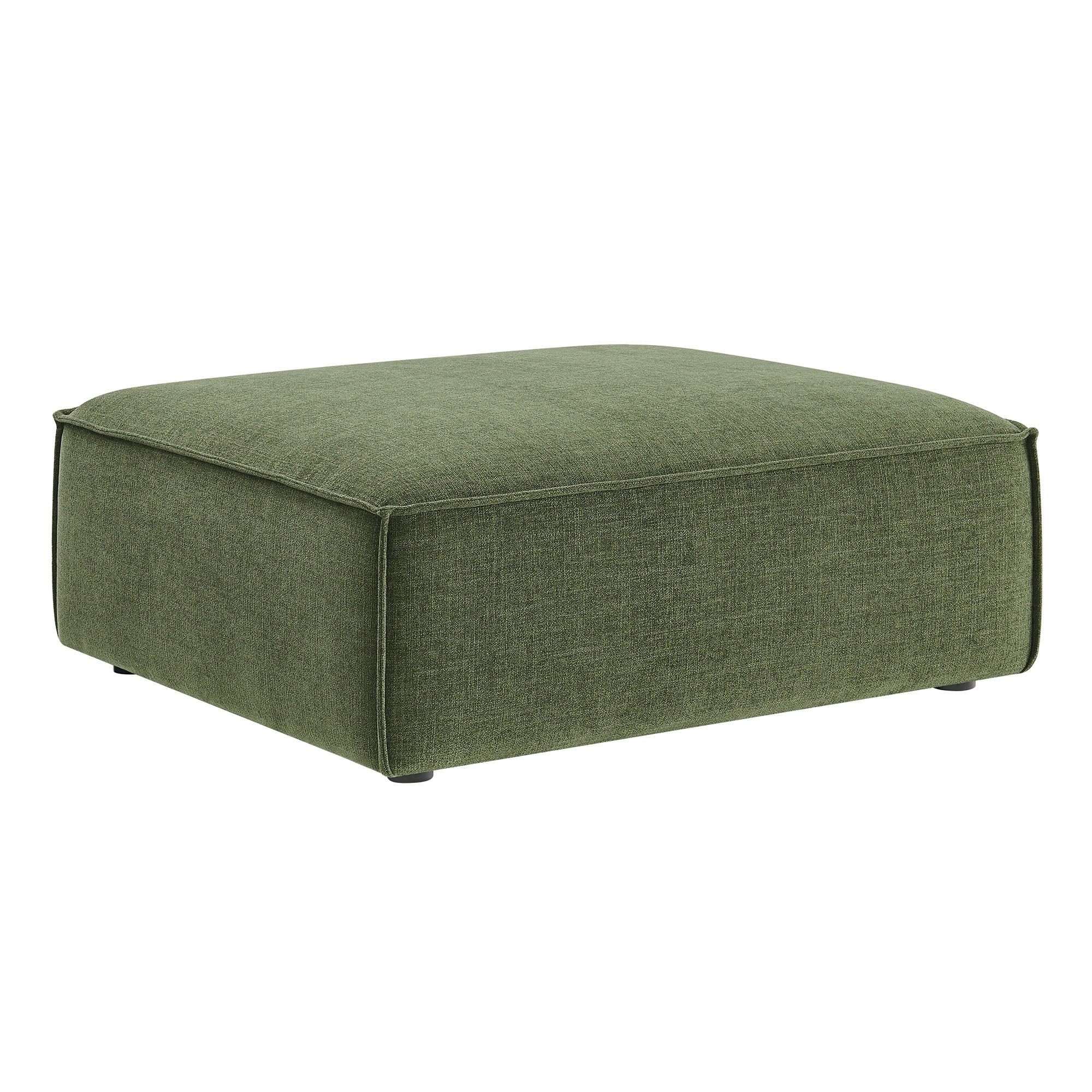 Restore Performance Fabric Upholstered Modular Ottoman - Foliage