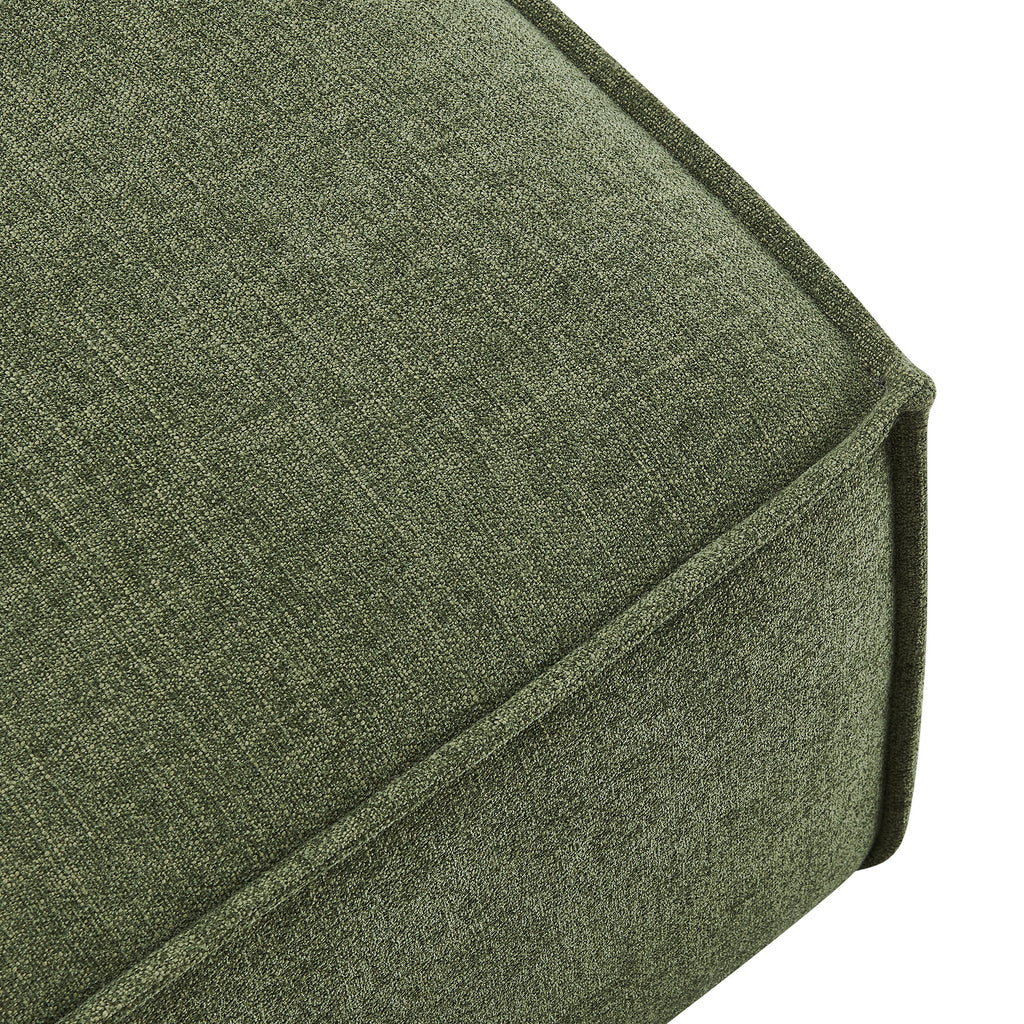 Restore Performance Fabric Upholstered Modular Ottoman - Foliage
