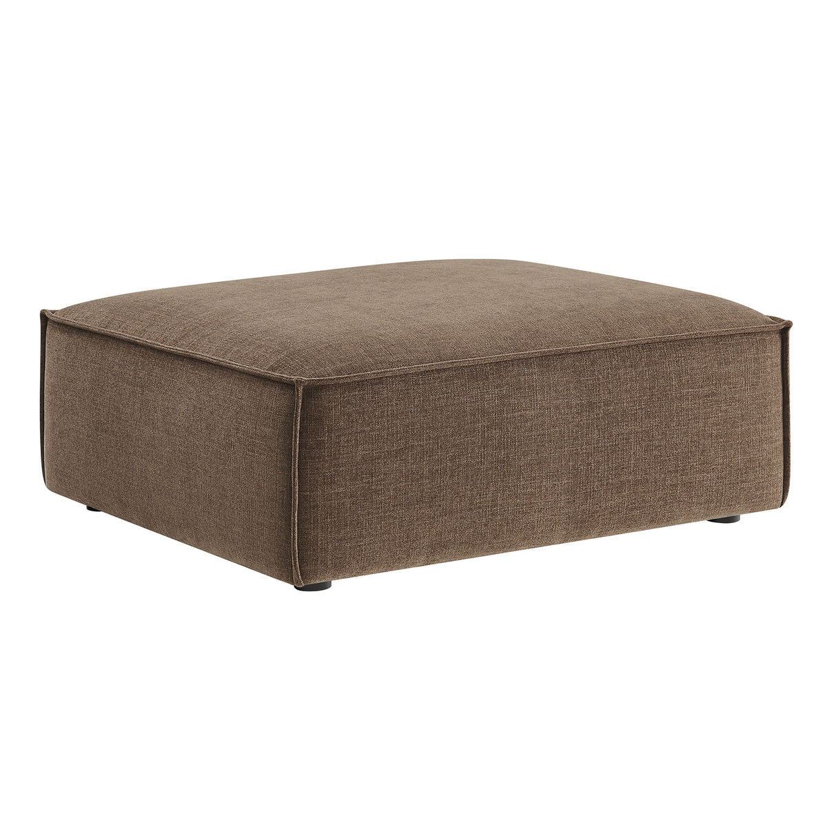 Restore Performance Fabric Upholstered Modular Ottoman - Mocha