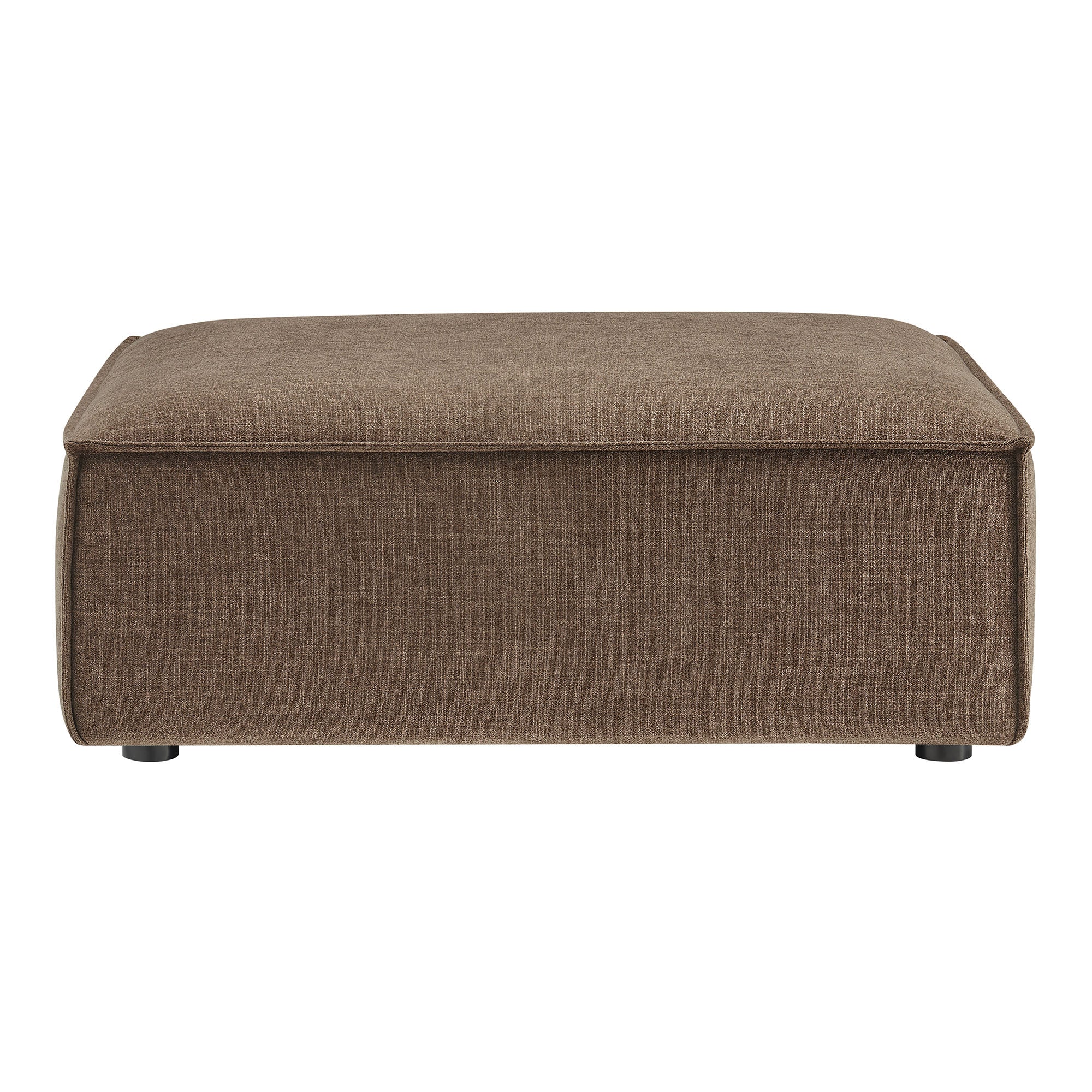 Restore Performance Fabric Upholstered Modular Ottoman - Mocha