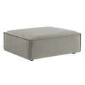 Restore Performance Fabric Upholstered Modular Ottoman - Pewter