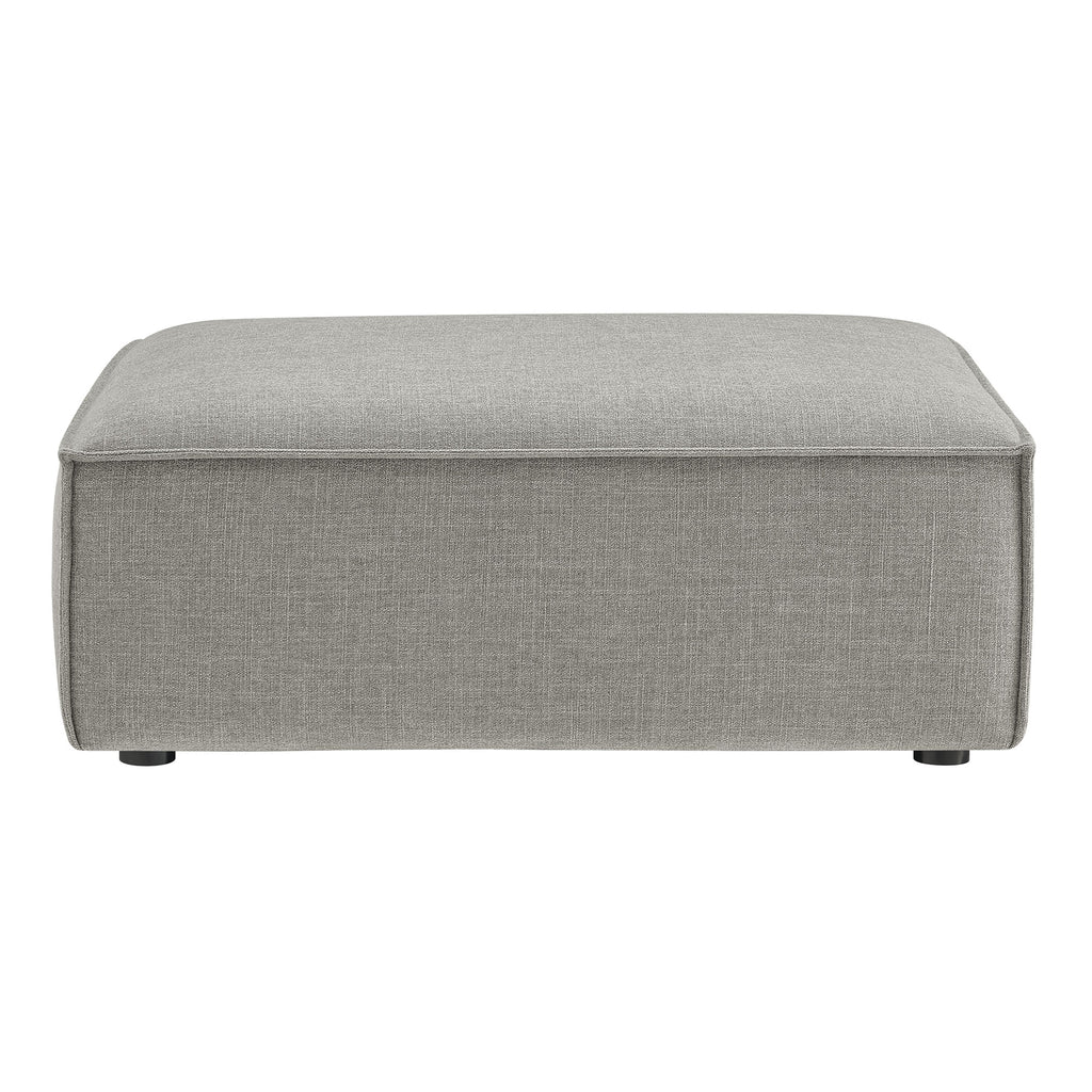 Restore Performance Fabric Upholstered Modular Ottoman - Pewter