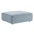 Restore Performance Fabric Upholstered Modular Ottoman - Sky