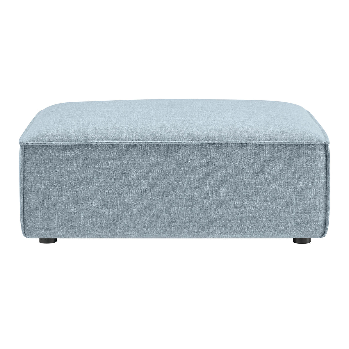 Restore Performance Fabric Upholstered Modular Ottoman - Sky