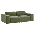 Restore 2-Piece Performance Fabric Upholstered Modular Loveseat - Foliage (Chair, Chair)