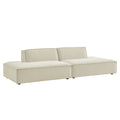 Restore 2-Piece Performance Fabric Upholstered Modular Loveseat - Ecru (Chaise, Chaise)