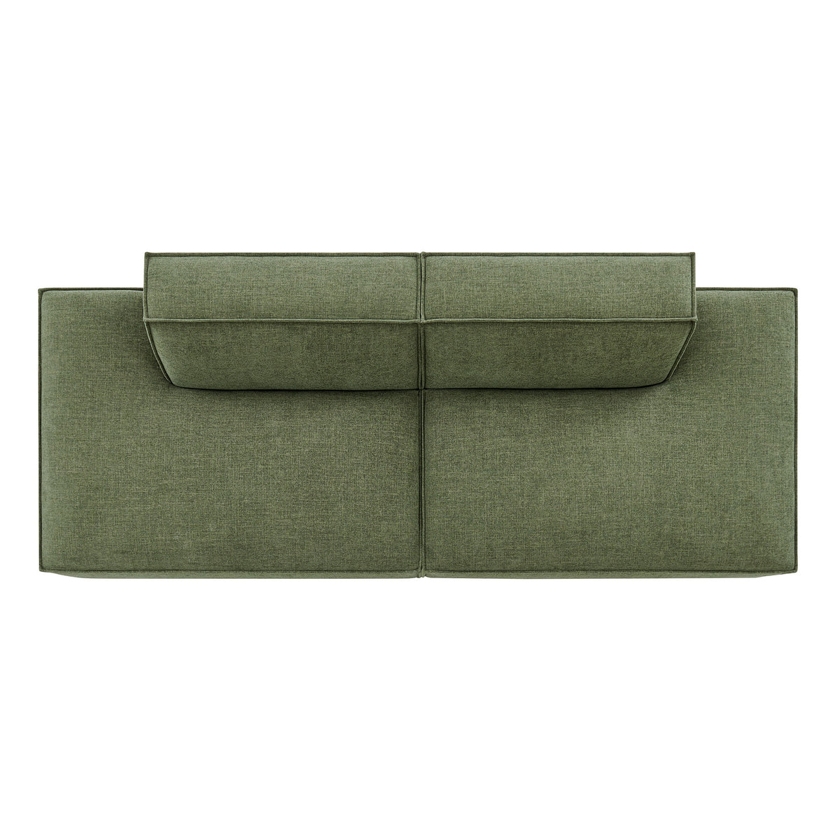 Restore 2-Piece Performance Fabric Upholstered Modular Loveseat - Foliage (Chaise, Chaise)