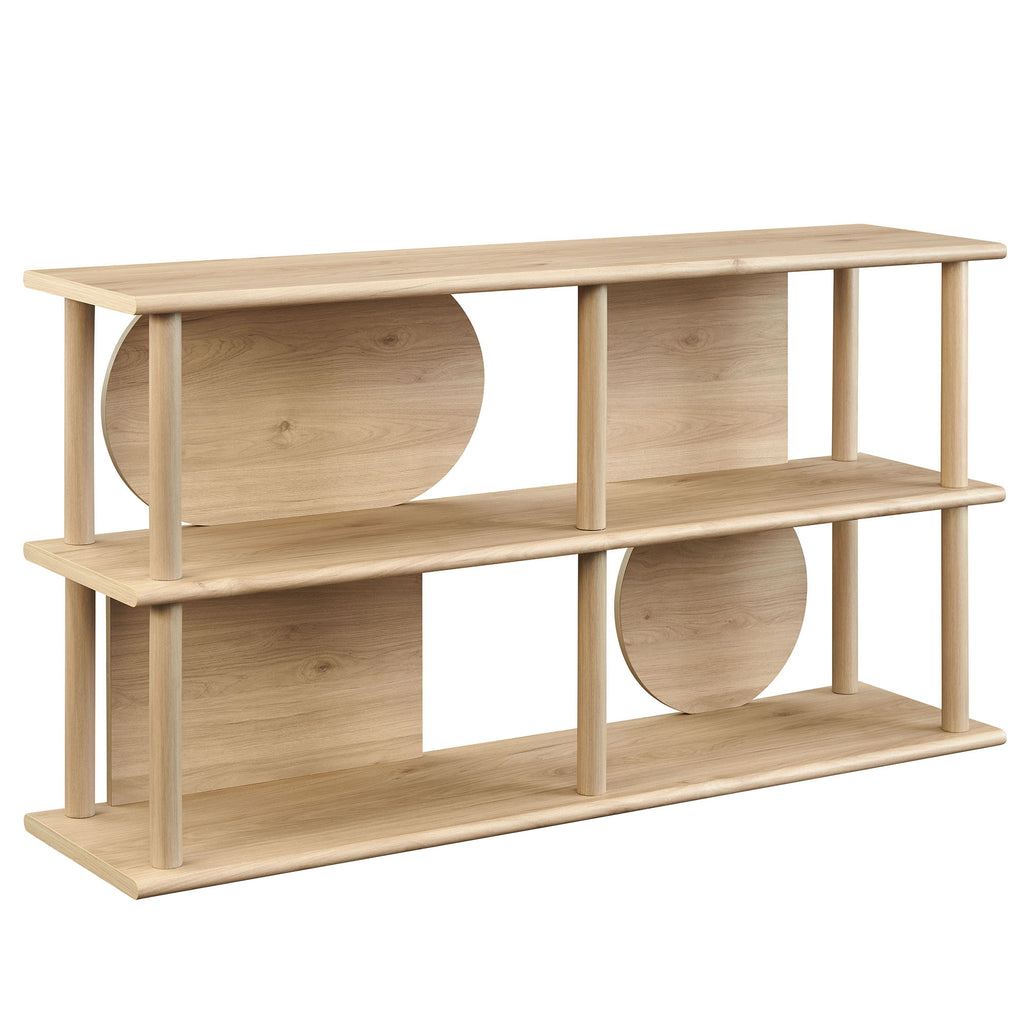 Zadie 55 Inch Console Table - Light Oak