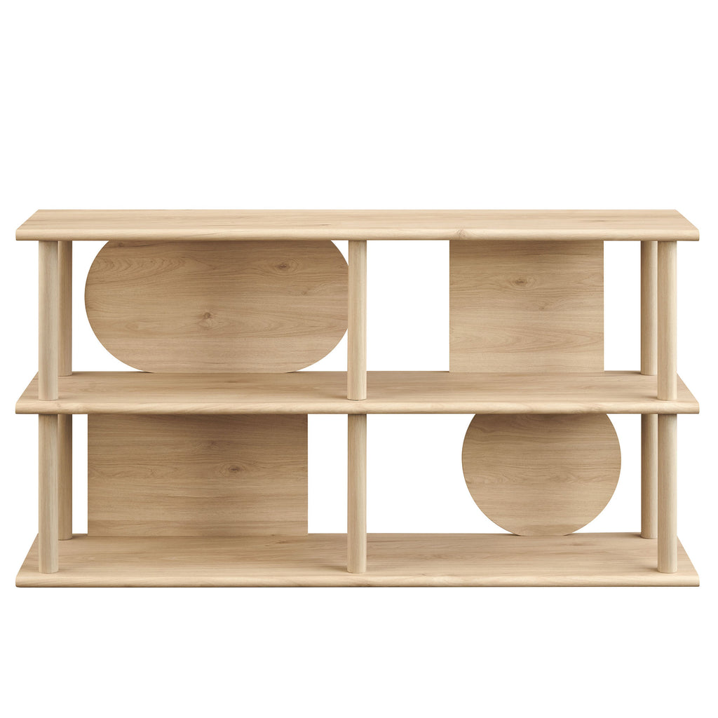 Zadie 55 Inch Console Table - Light Oak
